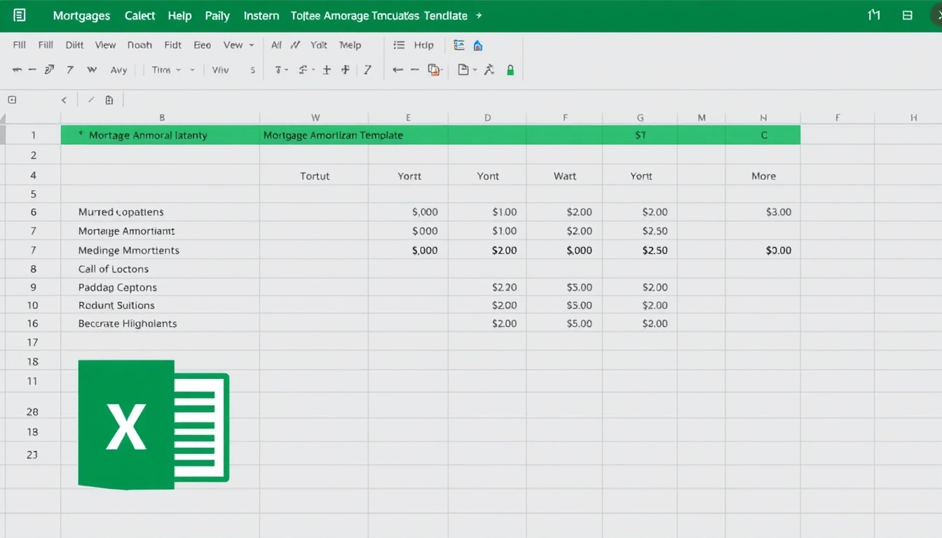 Free Mortgage Amortization Template: How to Build One in Excel