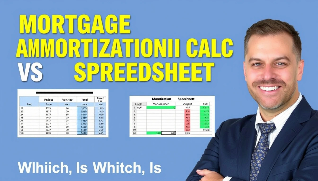 Mortgage Amortization Calculator vs Spreadsheet: Which Is Better?