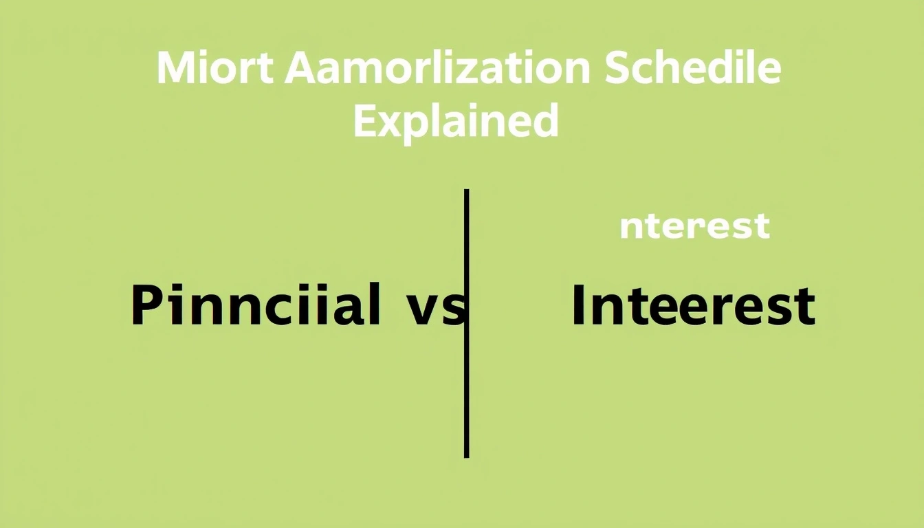 Mortgage Amortization Schedule Explained: Principal vs Interest Mortgage Amortization Schedule Explained: Principal vs Interest